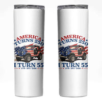 America Turns 250 I Turn 55 1971 55th Birthday Skinny Tumbler Compact Classic Off-road SUV