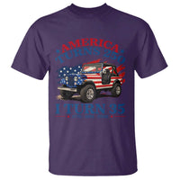 America Turns 250 I Turn 35 1991 35th Birthday T Shirt Compact Classic Off-road SUV