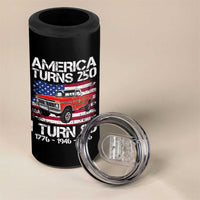 America Turns 250 I Turn 80 1946 80th Birthday 4 in 1 Can Cooler Tumbler Vintage Classic Original American Old Pickup Truck