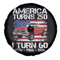 America Turns 250 I Turn 60 1966 60th Birthday Spare Tire Cover Vintage Classic Original American Old Pickup Truck