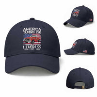 America Turns 250 I Turn 55 1971 55th Birthday Baseball Cap Vintage Classic Original American Old Pickup Truck