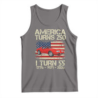 America Turns 250 I Turn 55 1971 55th Birthday Tank Top Sports Car Retro Americana