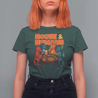 Houses Humans T Shirt For Women Funny RPG Parody Gamer - Wonder Print Shop