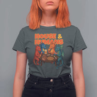 Houses Humans T Shirt For Women Funny RPG Parody Gamer - Wonder Print Shop