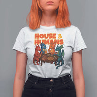Houses Humans T Shirt For Women Funny RPG Parody Gamer - Wonder Print Shop