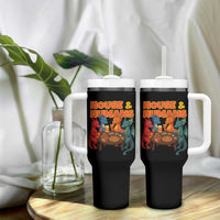 Houses Humans Tumbler With Handle Funny RPG Parody Gamer