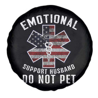 Emotional Support Husband Do Not Pet Spare Tire Cover Funny Couples - Wonder Print Shop