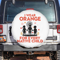 Native American Child Orange Shirt Day Spare Tire Cover I Wear Orange For Every Native Child - Wonder Print Shop