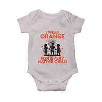 Native American Child Orange Shirt Day Baby Onesie I Wear Orange For Every Native Child - Wonder Print Shop