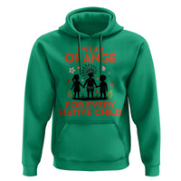 Native American Child Orange Shirt Day Hoodie I Wear Orange For Every Native Child - Wonder Print Shop