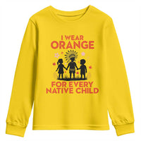 Native American Child Orange Shirt Day Youth Sweatshirt I Wear Orange For Every Native Child - Wonder Print Shop