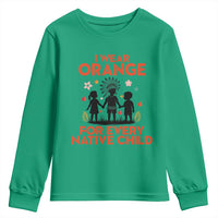 Native American Child Orange Shirt Day Youth Sweatshirt I Wear Orange For Every Native Child - Wonder Print Shop