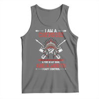 Native American Cherokee Tank Top I Am A Cherokee A Fire In My Soul And A Mouth I Can't Control - Wonder Print Shop