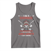 Native American Cherokee Tank Top I Am A Cherokee A Fire In My Soul And A Mouth I Can't Control - Wonder Print Shop