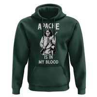 Native American Hoodie Apache Is In My Blood - Wonder Print Shop