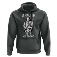Native American Hoodie Apache Is In My Blood - Wonder Print Shop