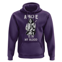 Native American Hoodie Apache Is In My Blood - Wonder Print Shop