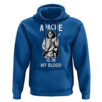 Native American Hoodie Apache Is In My Blood - Wonder Print Shop