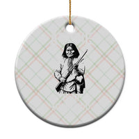 Native American Ceramic Ornament Apache Is In My Blood - Wonder Print Shop