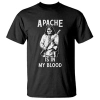 Native American T Shirt Apache Is In My Blood - Wonder Print Shop