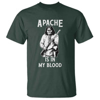 Native American T Shirt Apache Is In My Blood - Wonder Print Shop