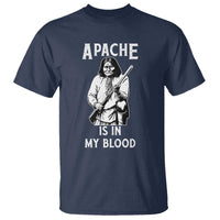 Native American T Shirt Apache Is In My Blood - Wonder Print Shop