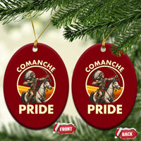Native American Comanche Pride Indigenous People Day Ceramic Ornament - Wonder Print Shop