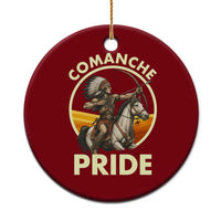 Native American Comanche Pride Indigenous People Day Ceramic Ornament - Wonder Print Shop