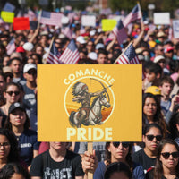 Native American Comanche Pride Indigenous People Day Protest Sign - Wonder Print Shop