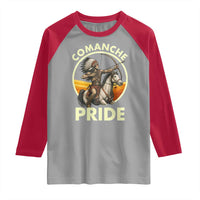 Native American Comanche Pride Indigenous People Day Raglan Shirt - Wonder Print Shop