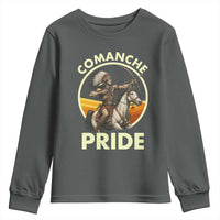 Native American Comanche Pride Indigenous People Day Youth Sweatshirt - Wonder Print Shop