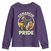 Native American Comanche Pride Indigenous People Day Youth Sweatshirt - Wonder Print Shop