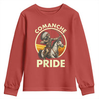 Native American Comanche Pride Indigenous People Day Youth Sweatshirt - Wonder Print Shop