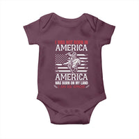 Native American Apache Baby Onesie I Was Not Born In America - Wonder Print Shop