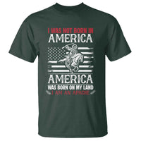 Native American Apache T Shirt I Was Not Born In America - Wonder Print Shop