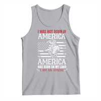 Native American Apache Tank Top I Was Not Born In America - Wonder Print Shop
