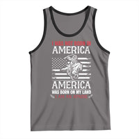 Native American Apache Tank Top I Was Not Born In America - Wonder Print Shop