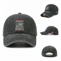 Native American Apache Washed Cotton Baseball Cap I Was Not Born In America