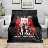 Native American Child Idian Throw Blanket The Part Of History We Must Never Forget - Wonder Print Shop