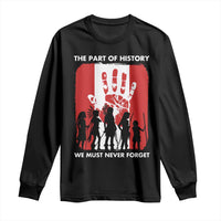 Native American Child Idian Long Sleeve Shirt The Part Of History We Must Never Forget - Wonder Print Shop