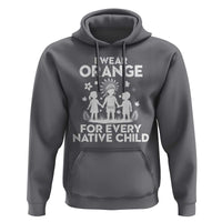 Native American Child Idian Hoodie I Wear Orange For Every Native Child Indian Pride - Wonder Print Shop