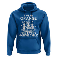 Native American Child Idian Hoodie I Wear Orange For Every Native Child Indian Pride - Wonder Print Shop
