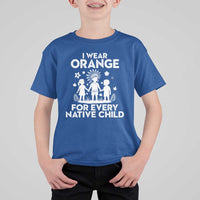 Native American Child Idian T Shirt For Kid I Wear Orange For Every Native Child Indian Pride - Wonder Print Shop