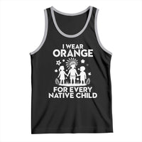 Native American Child Idian Tank Top I Wear Orange For Every Native Child Indian Pride - Wonder Print Shop