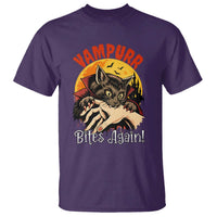 Vampurr Bites Again T Shirt Funny Vampire Cat Halloween Horror