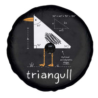 Triangull Triangle Seagull Bird Pun Spare Tire Cover Funny Math Teacher Joke Humor