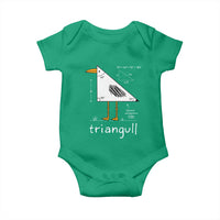 Triangull Triangle Seagull Bird Pun Baby Onesie Funny Math Teacher Joke Humor