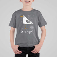 Triangull Triangle Seagull Bird Pun T Shirt For Kid Funny Math Teacher Joke Humor