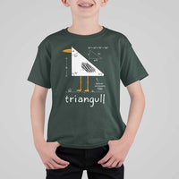 Triangull Triangle Seagull Bird Pun T Shirt For Kid Funny Math Teacher Joke Humor