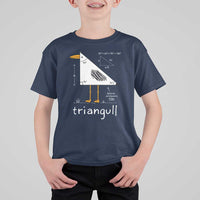 Triangull Triangle Seagull Bird Pun T Shirt For Kid Funny Math Teacher Joke Humor